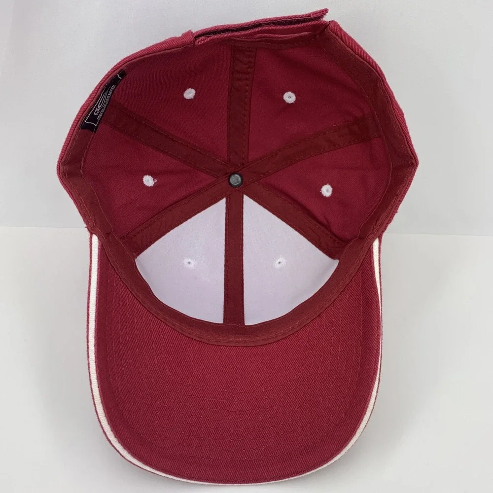 Julian Lumber Co Hat Antlers, OK Red Adjustable OSFM Outdoor Cap
